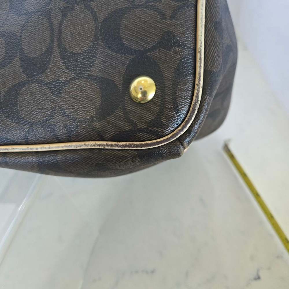 Women's Coach Signature Peyton Double Zip Bag F26187 - Picture 13 of 16